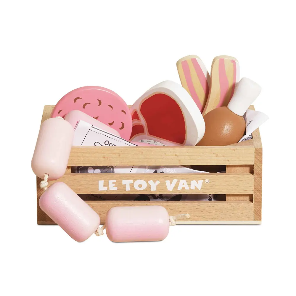 Le Toy Van角色扮演/ 新鮮肉品盒木質玩具組/ TV189