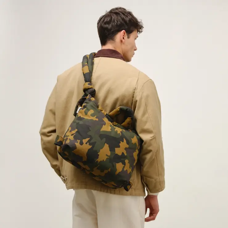 西班牙ÖLEND空氣斜背包/ Ona Soft Bag/ 棉/ 迷彩