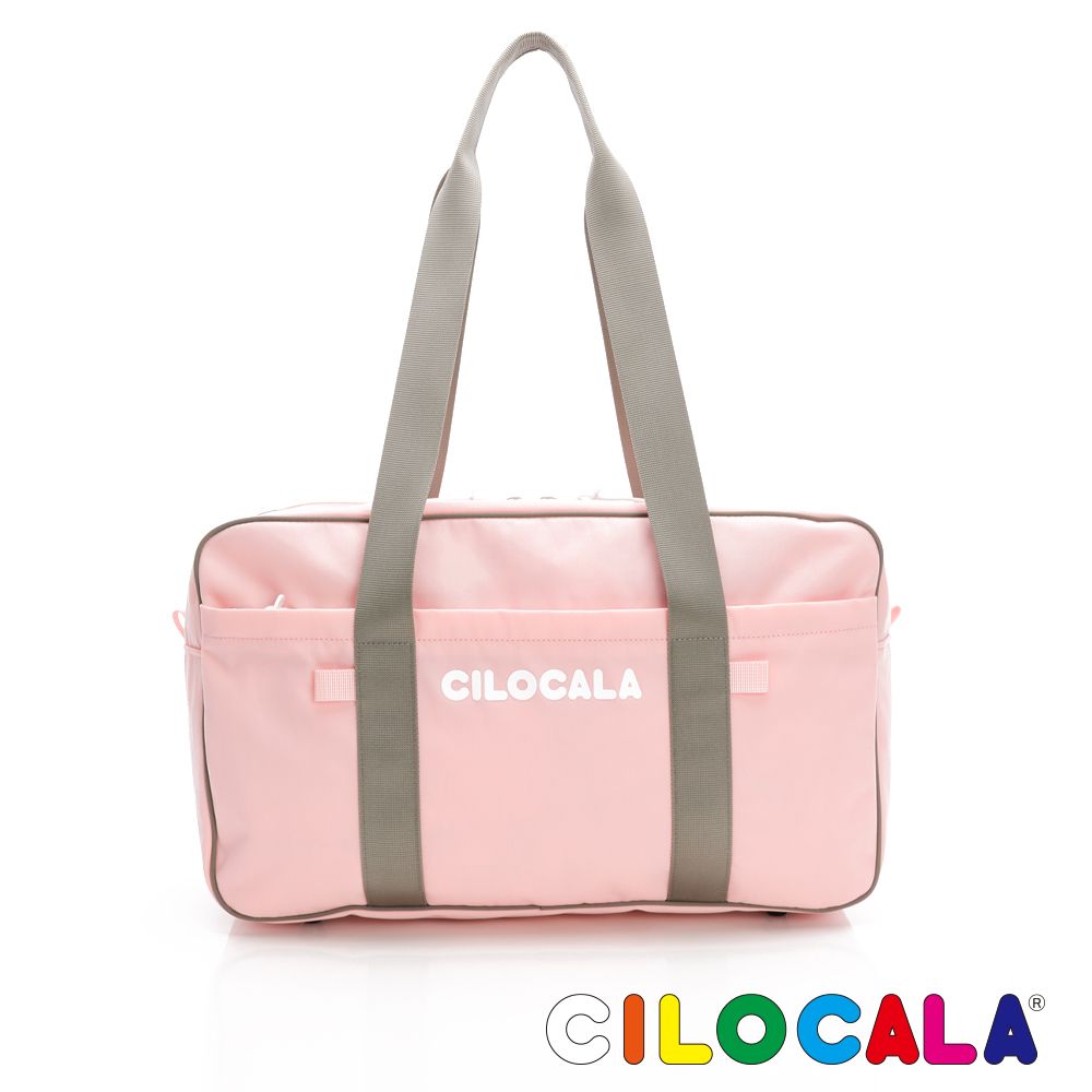 CILOCALA 亮彩尼龍防潑水肩背日式書包 / 花語粉