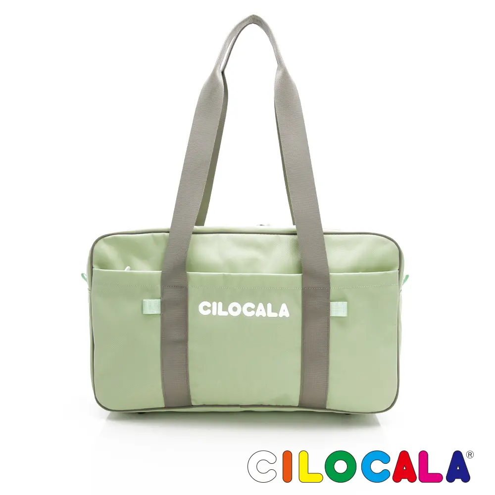 CILOCALA 亮彩尼龍防潑水肩背日式書包 / 薄荷綠