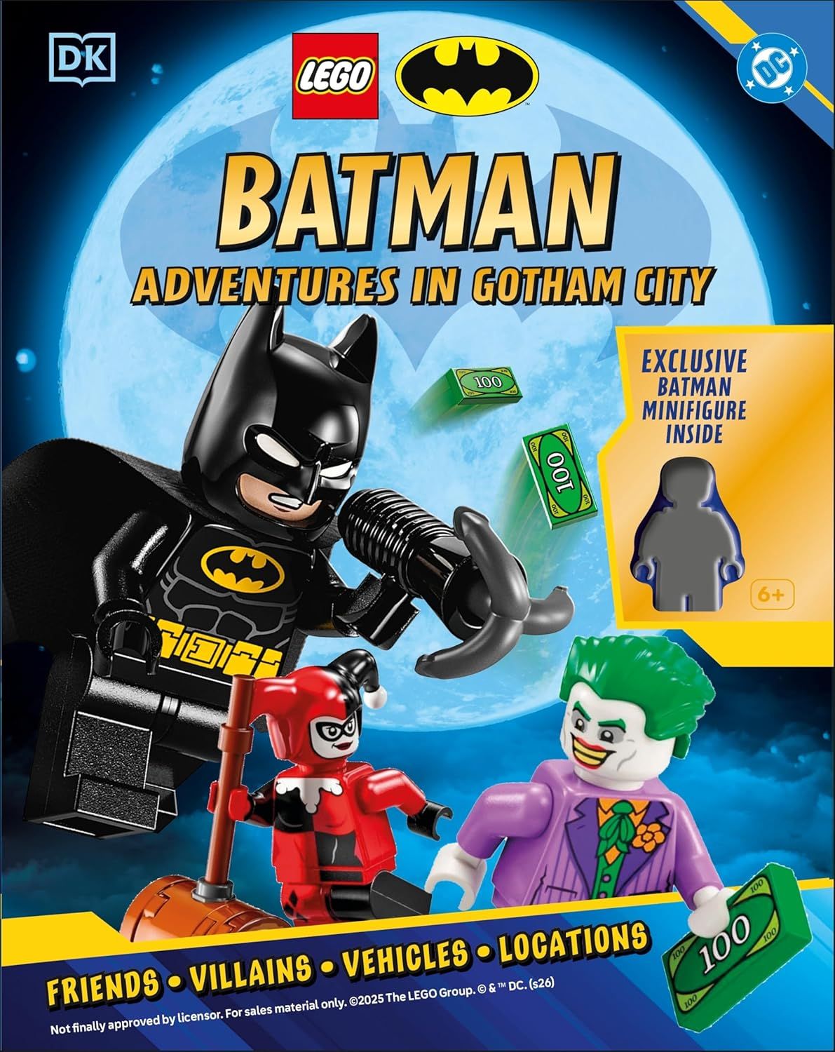 最新蝙蝠俠樂高書➤LEGO DC Batman Adventures in Gotham City (+Exclusive Minifigure)