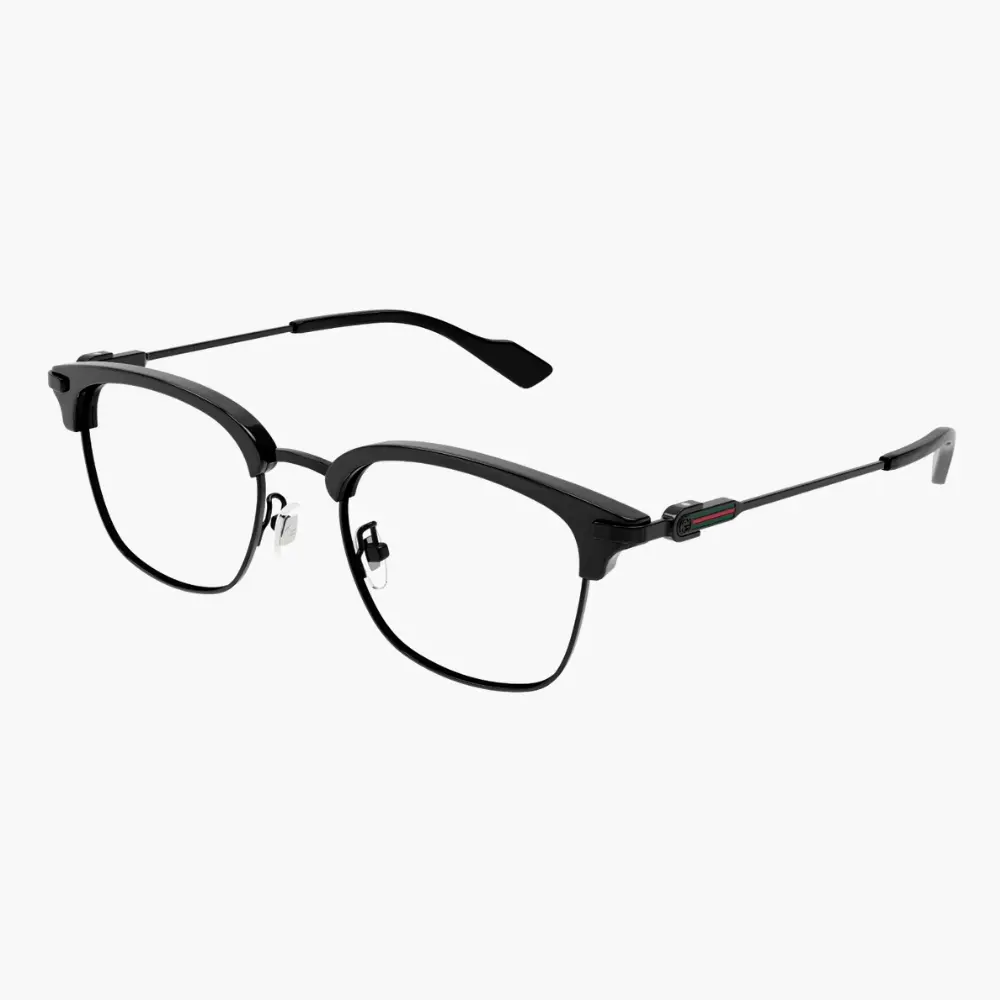 GUCCI｜GG1606OK-001 眉形金屬光學眼鏡/ 公司貨