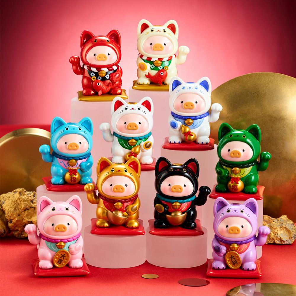 TOYZEROPLUS罐頭豬LuLu一招喵計系列公仔盒玩/ 8入盒裝