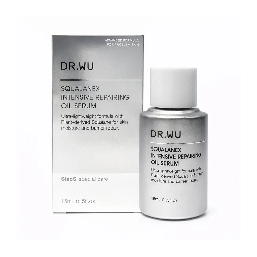 【DR.WU 達爾膚】角鯊潤澤修復精華油15ml 公司貨(內附滴管)