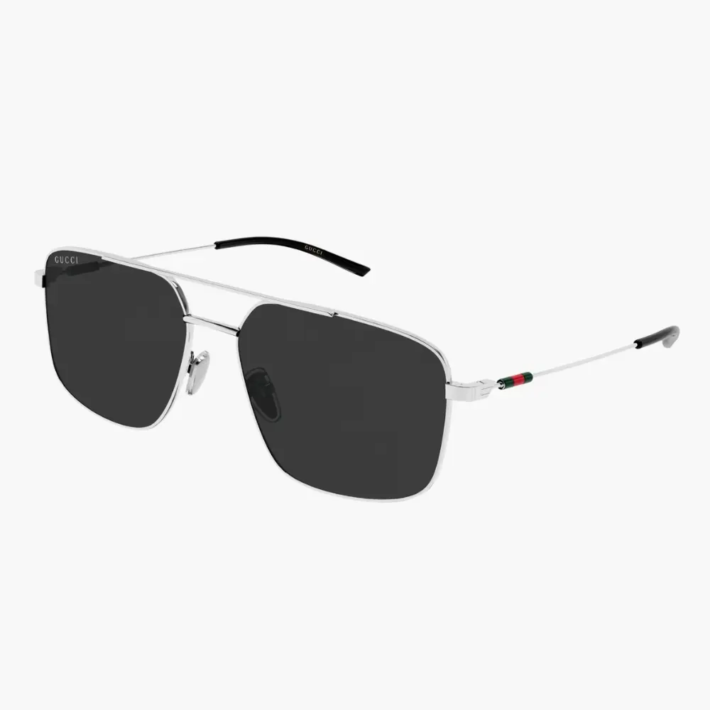 GUCCI｜GG2096SA-001 雙槓金屬太陽眼鏡/ 公司貨