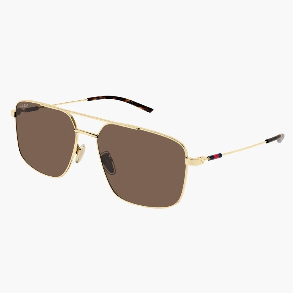 GUCCI｜GG2096SA-004 雙槓金屬太陽眼鏡/ 公司貨