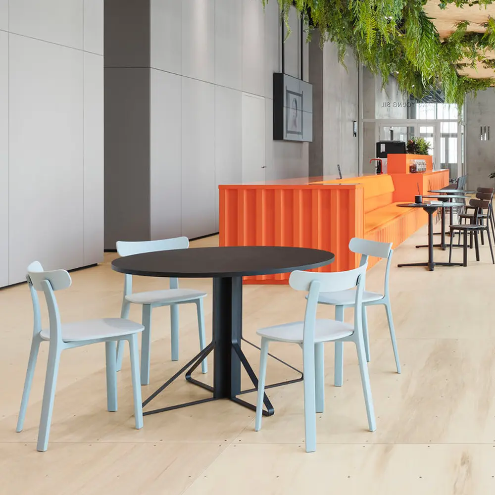 北歐櫥窗/Vitra All Plastic Chair 日常好椅(藍)