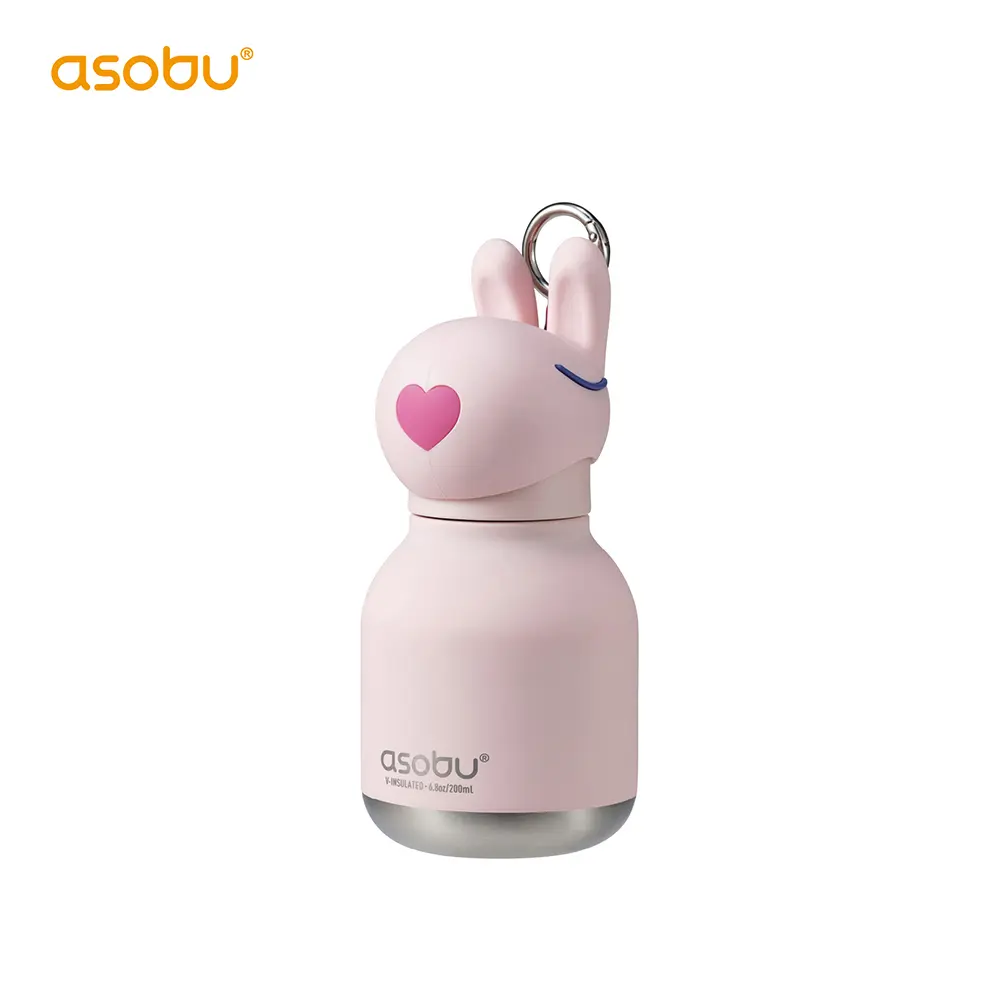 ASOBU迷你萌寵好瓶友/ 兔子花花/ 200ml