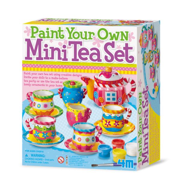 4M工藝創作玩具/ 彩繪迷你茶具