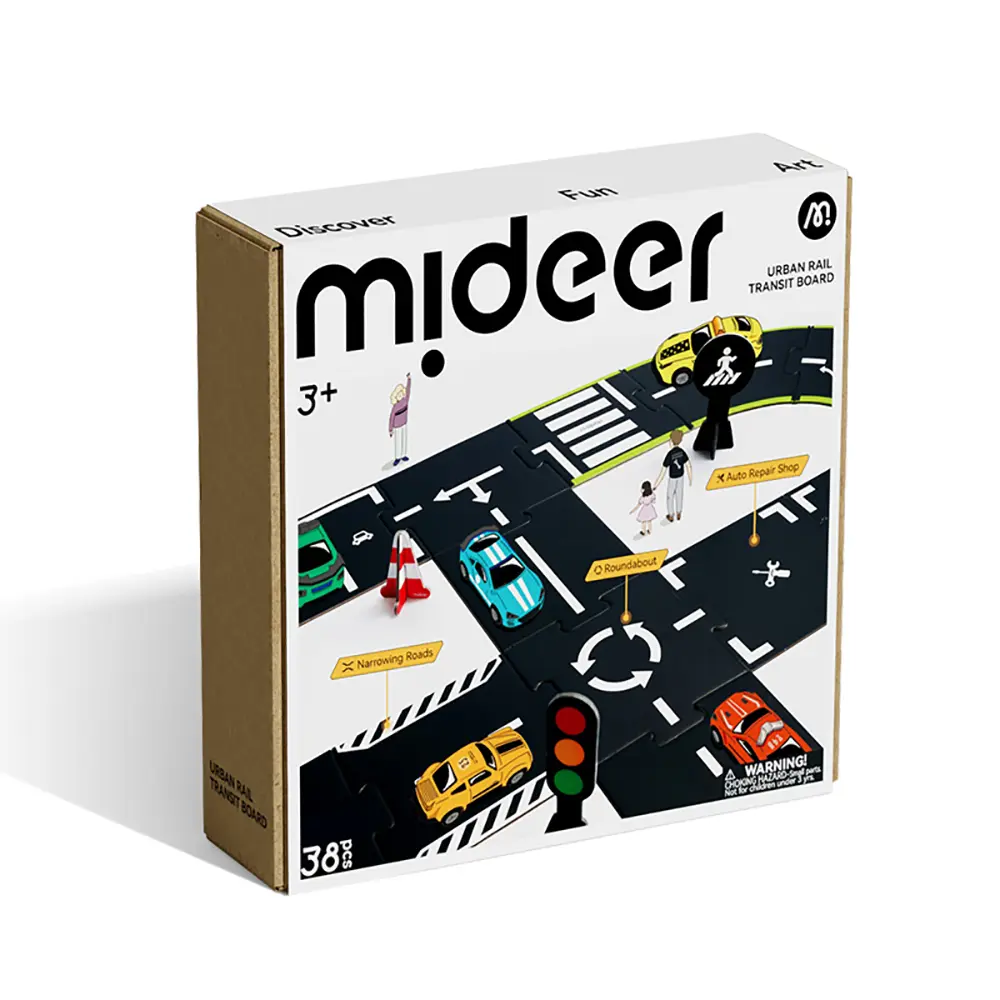 MiDeer雙面場景軌道拼圖/ 38PCS