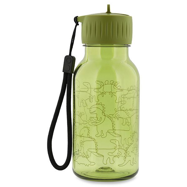 trixie動物愛喝水輕透瓶/ 350ml/ 威力恐龍