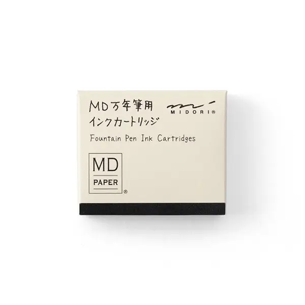 日本 MIDORI MD Paper 鋼筆筆芯Cartridges/ 黑