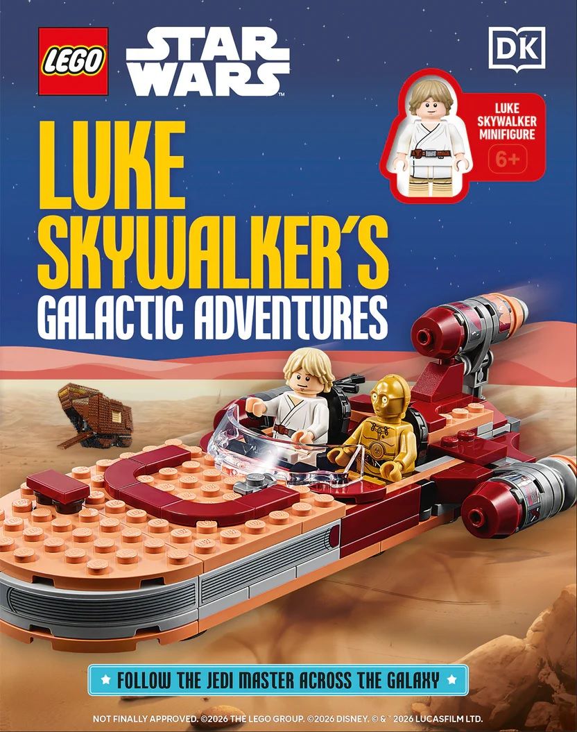 【路克·天行者的冒險手帳】LEGO Star Wars Luke Skywalker's Galactic Adventures (with Luke Skywalker Minifigure)