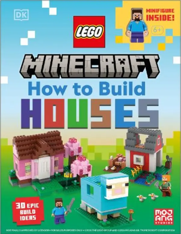 How to Build LEGO Minecraft Houses (with Exclusive Lego Minecraft Minifigure)