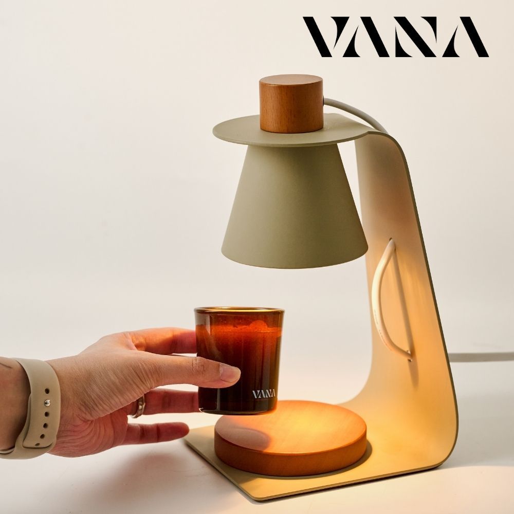VANA Kos no.7極簡款可定時香氛暖燈/融蠟燈/ 溫暖灰