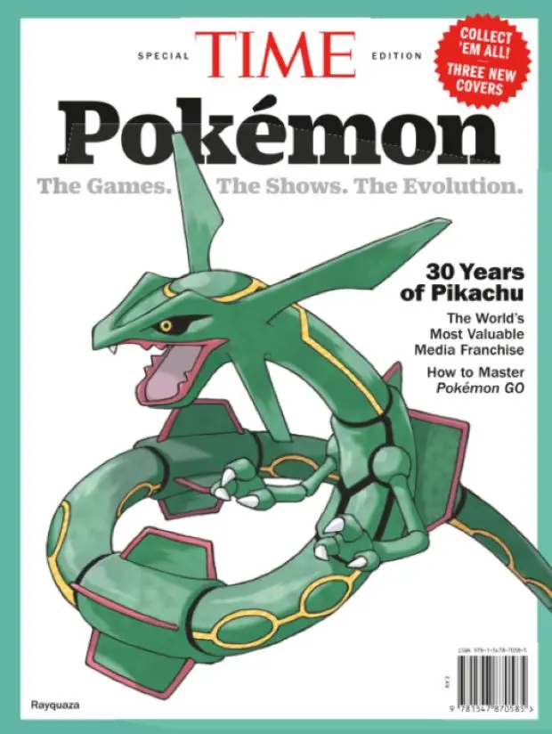 TIME時代特刊: Time Pokémon寶可夢30週年特刊-烈空坐 (Rayquaza) IV
