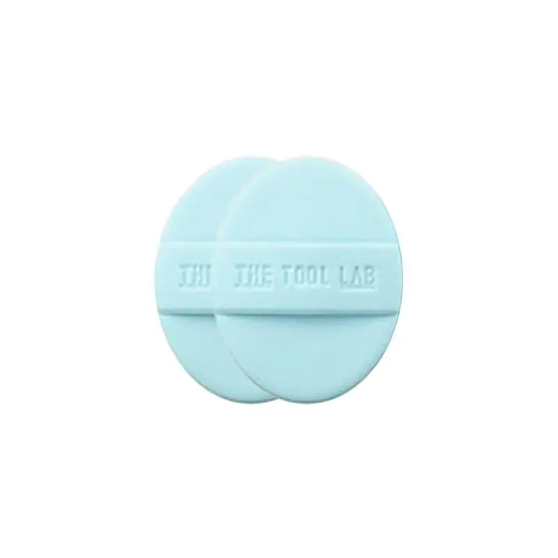 【The Tool Lab】粉撲盒裝兩件組 _ 平行輸入/ # 冰藍 < 橢圓 >