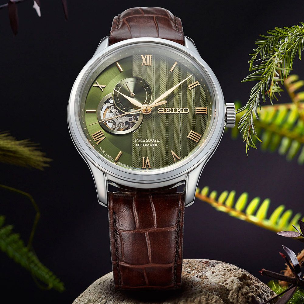 SEIKO 精工 Presage 日式庭園 落羽松 台灣限定機械錶-41.8mm(SRPL97J1/4R39-00W0J)