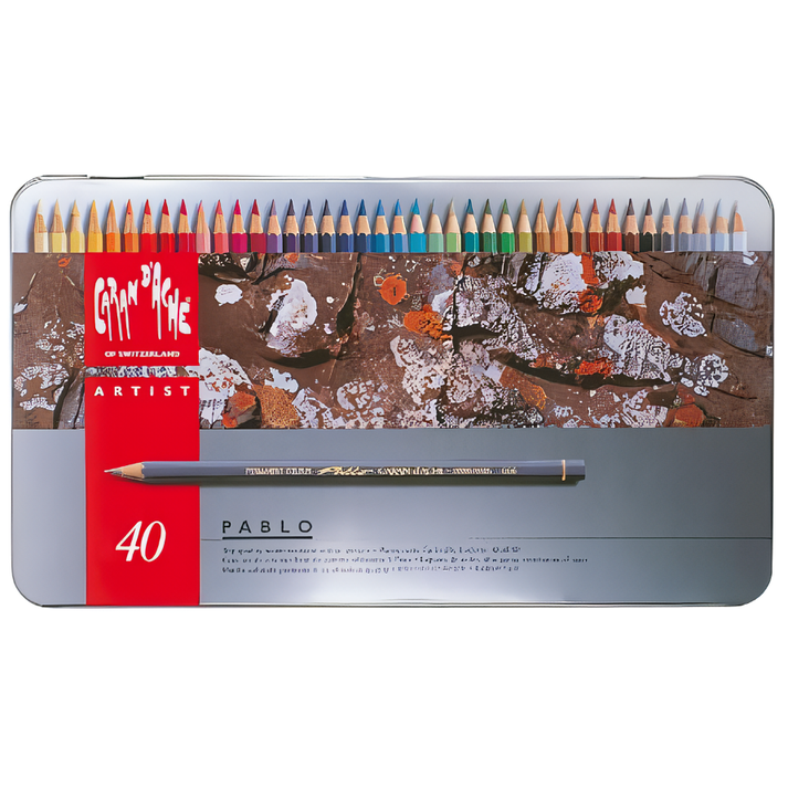 CARAN D'ACHE PABLO專家級油性色鉛筆/40色