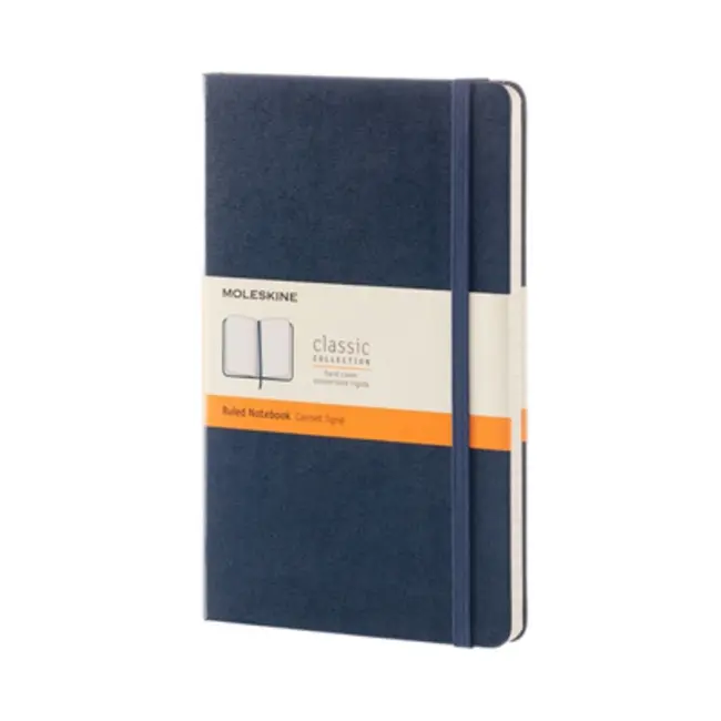 MOLESKINE 經典筆記本/ 硬殼/ L型/ 橫線/  藍