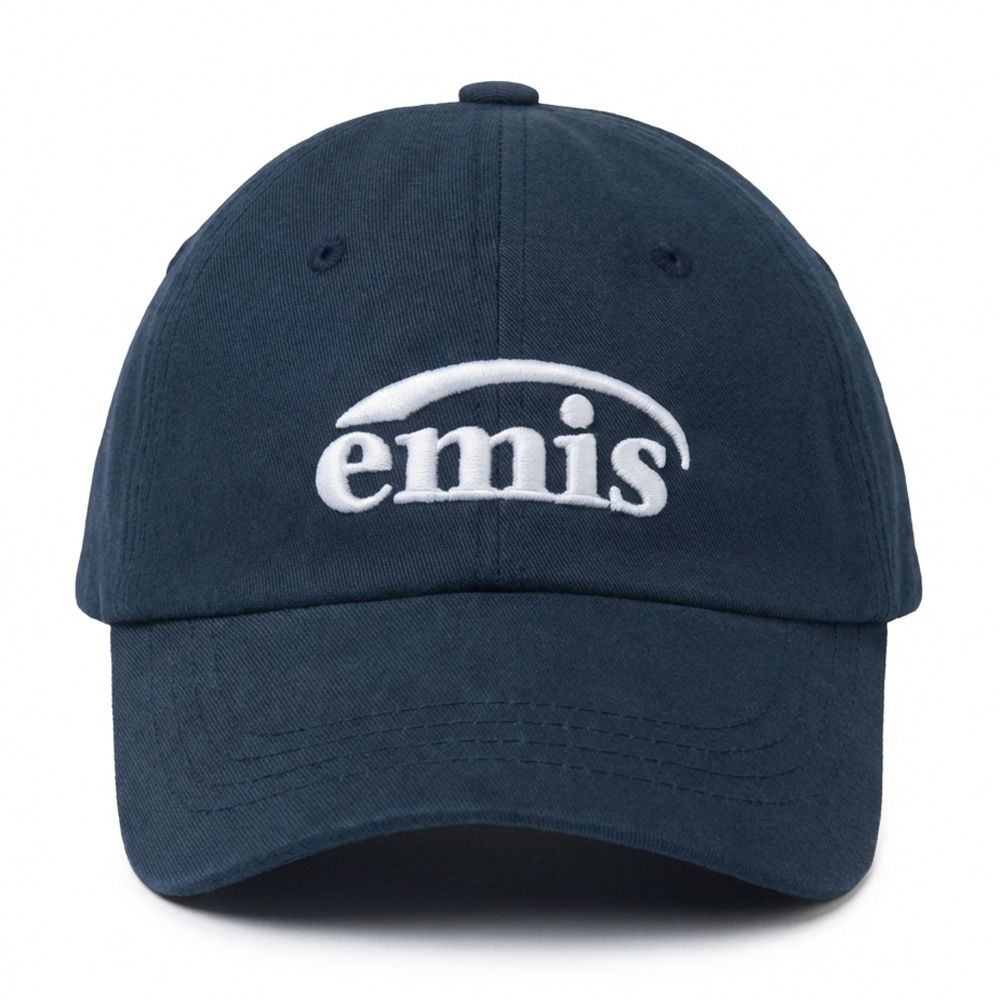 韓國 emis NEW LOGO EMIS CAP(RENEWAL) 韓製 新標誌款棒球帽 深藍NAVY