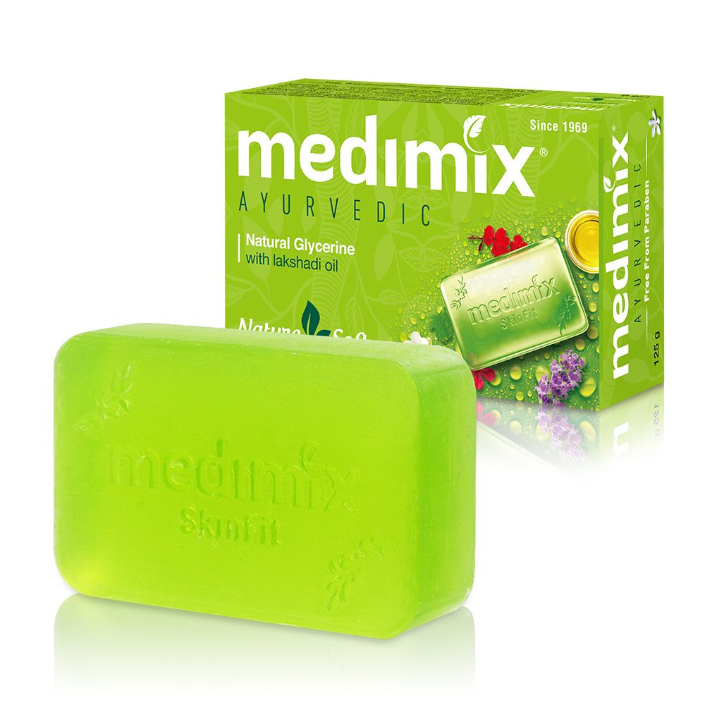 【Medimix阿育吠陀】印度綠寶石皇室藥草浴美肌皂 125gx10入/組/ 寶貝125g*10個
