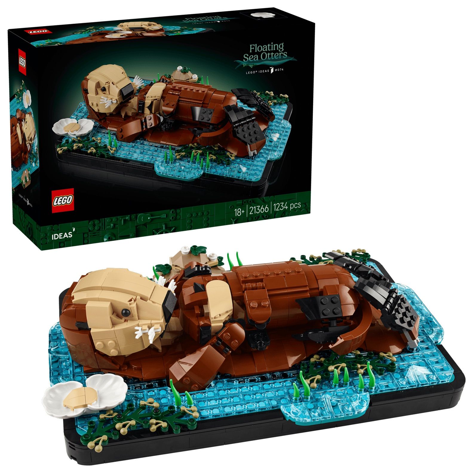 LEGO樂高積木/ Ideas/ 21366/ 漂浮海獺