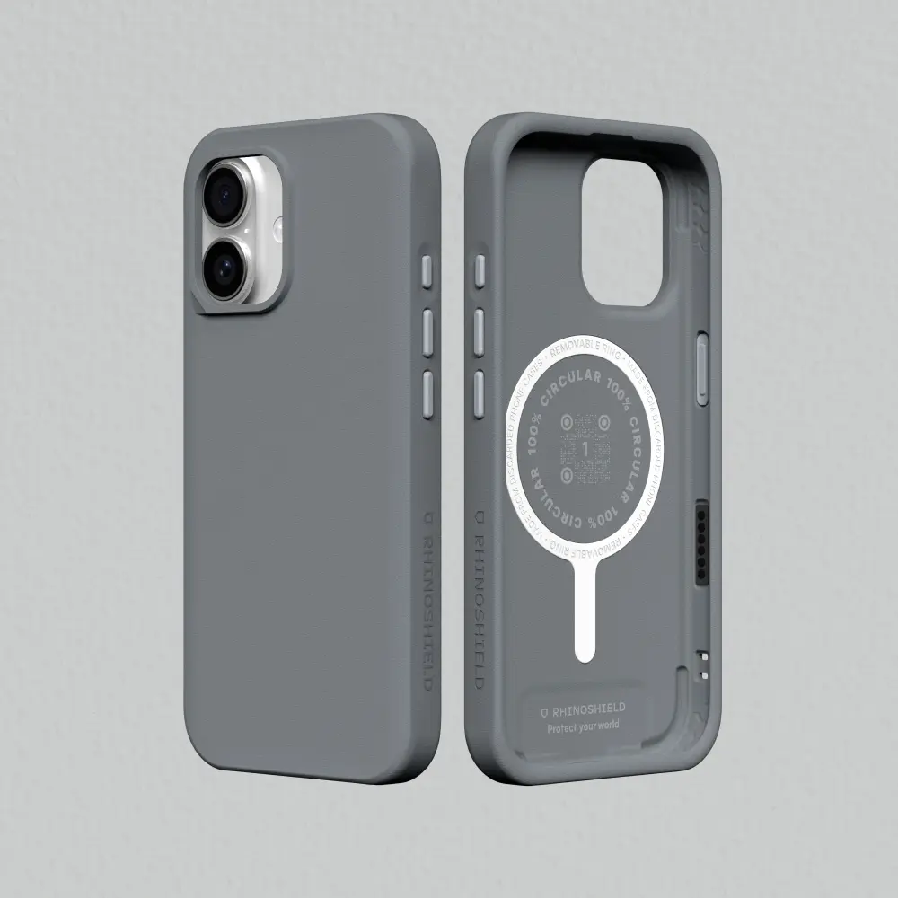 【RHINOSHIELD 犀牛盾】iPhone 系列 SolidX MagSafe兼容 強化吸震緩衝防摔磁吸手機殼/ iPhone 17/ 北極灰