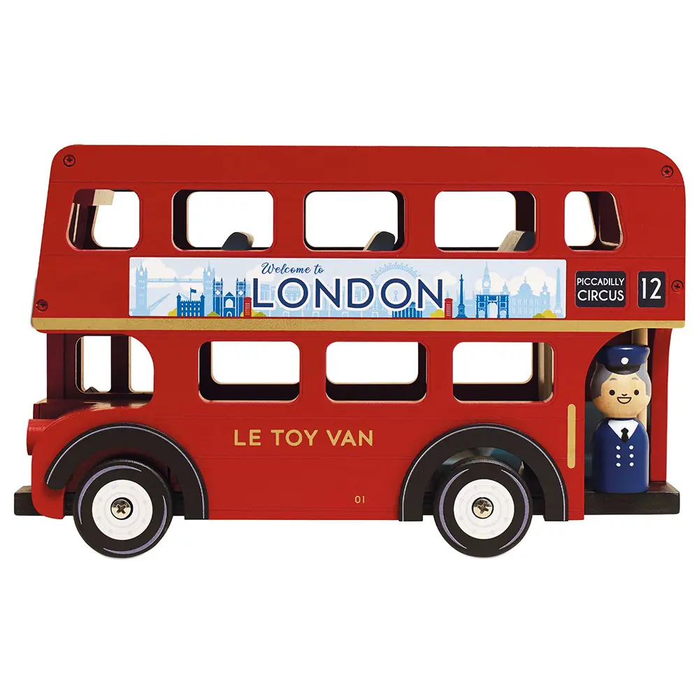 Le Toy Van經典倫敦大巴士木質玩具組/ TV469