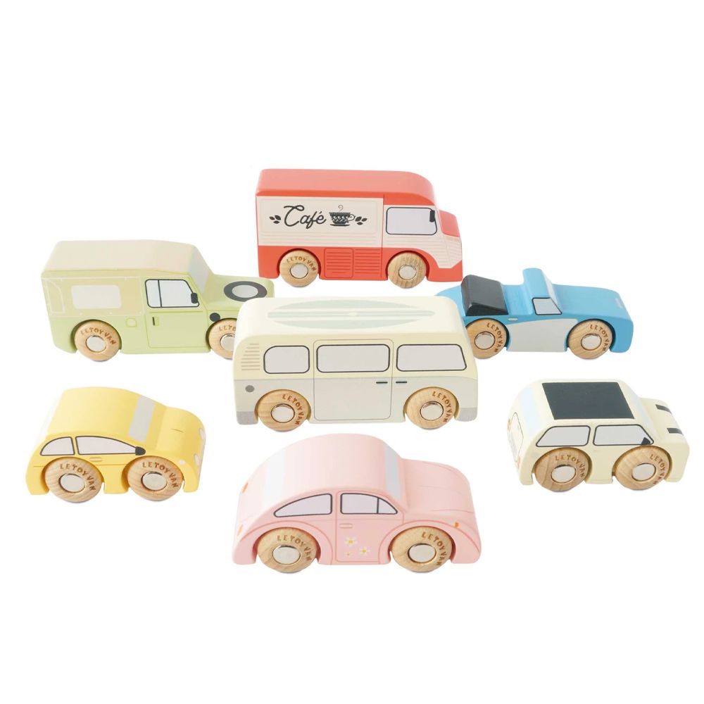 Le Toy Van英式復古造型車車木質玩具組/ TV443