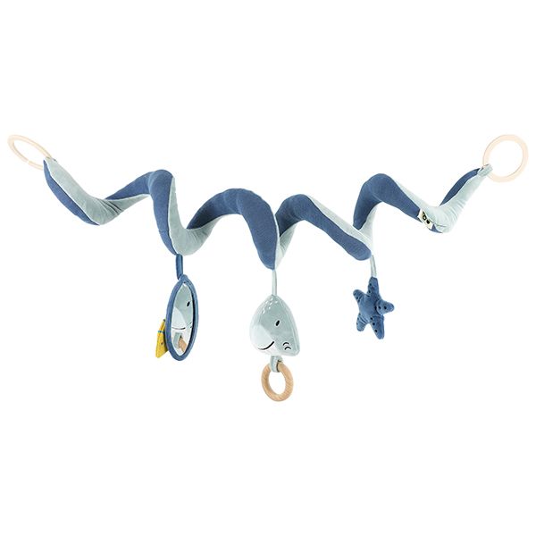 trixie動物造型捲捲安撫玩具/ 嘟嘟鯊魚