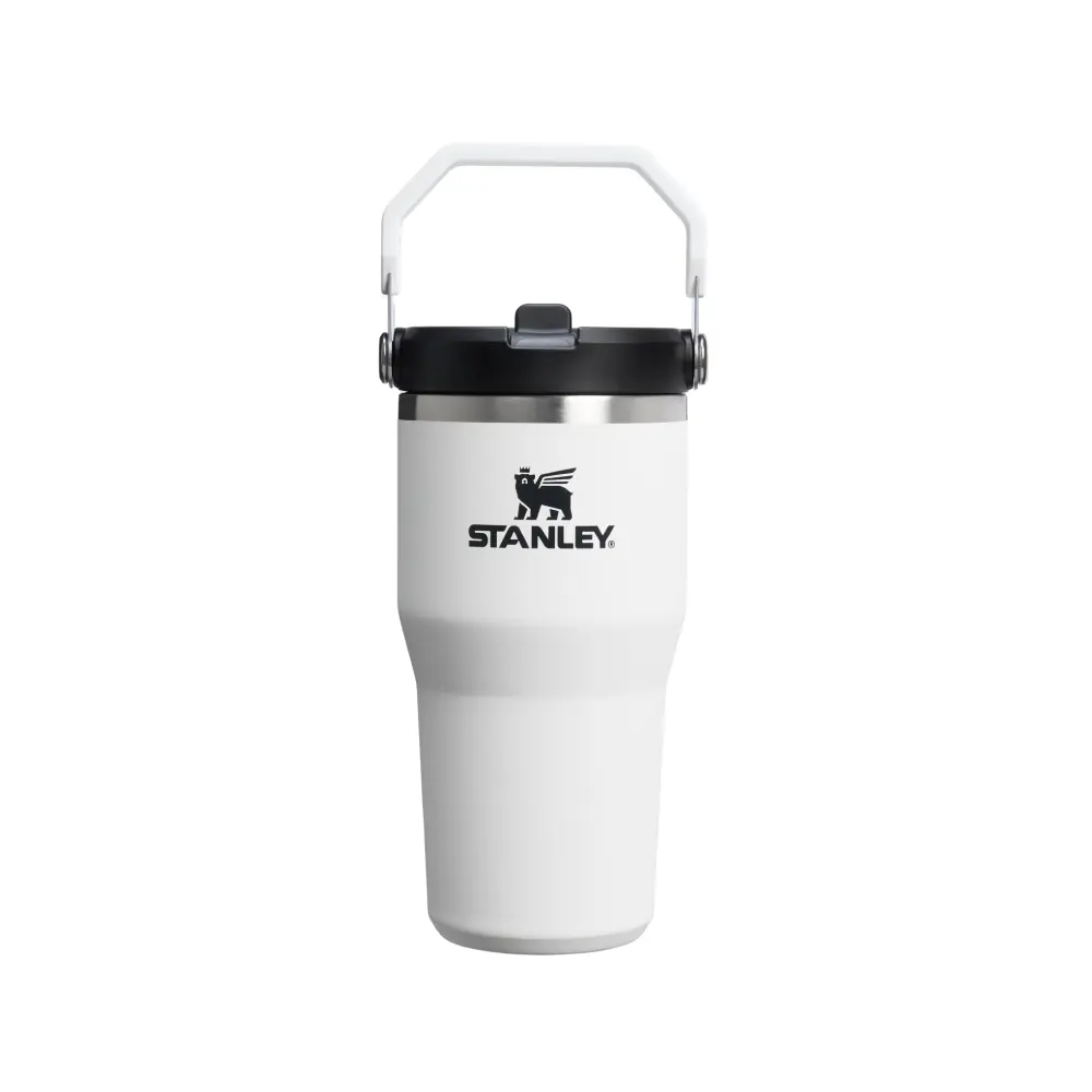 STANLEY經典系列IceFlow手提吸管杯2.0/ 0.59L/ 石灰白