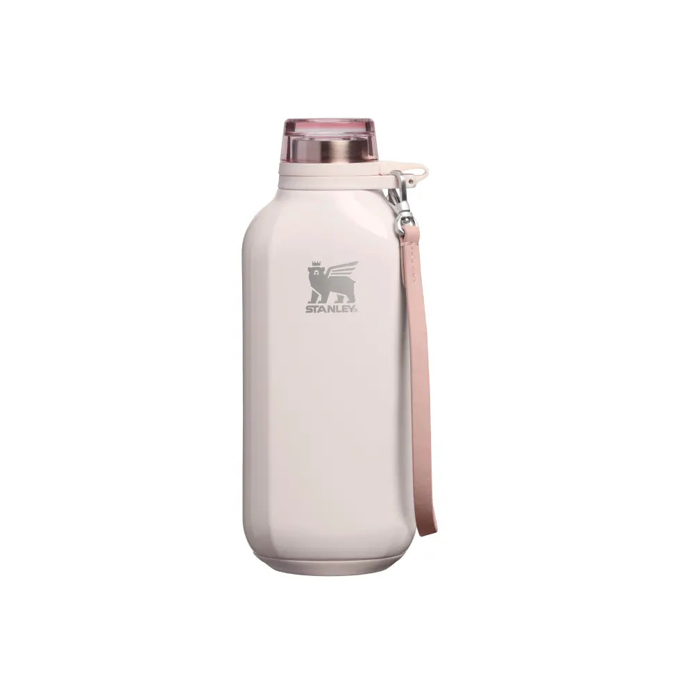 STANLEY ALL DAY系列自由掛扣隨行水壺/ 0.47L/ 光澤山櫻粉