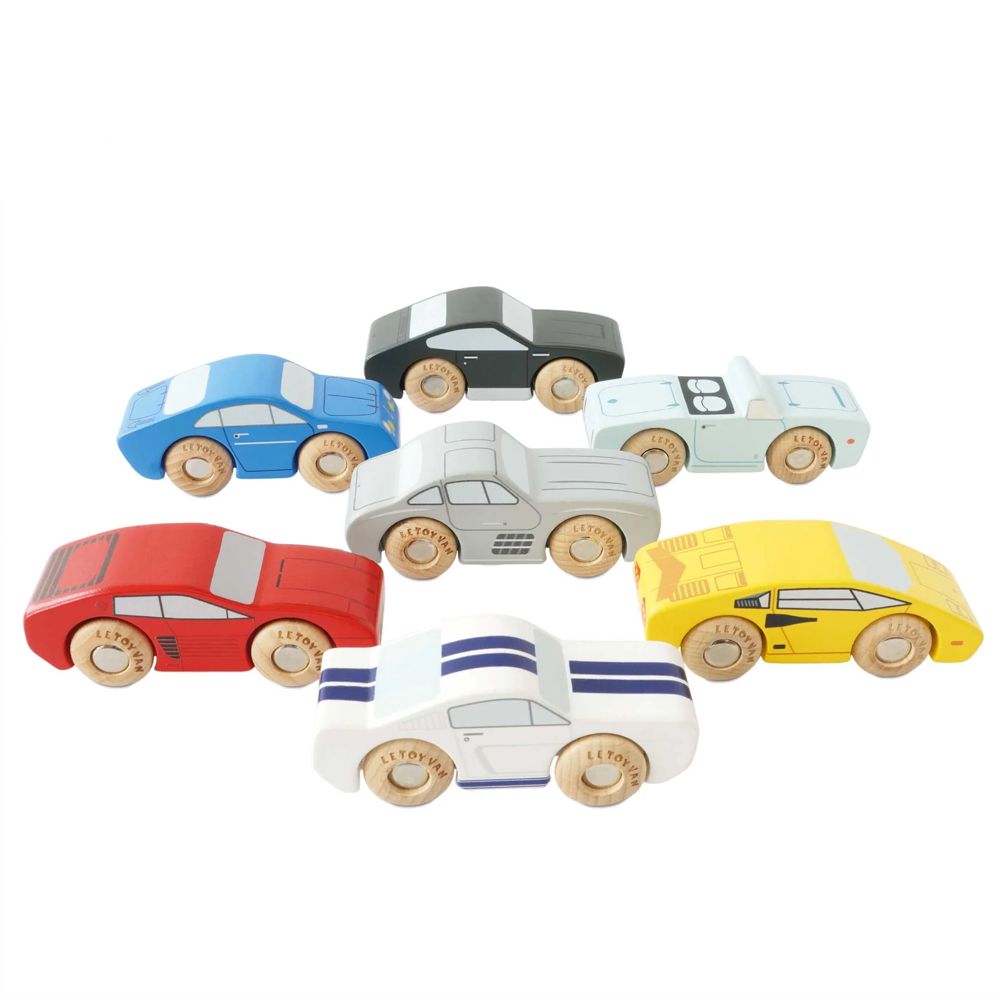 Le Toy Van英式復古跑車木質玩具組/ TV445