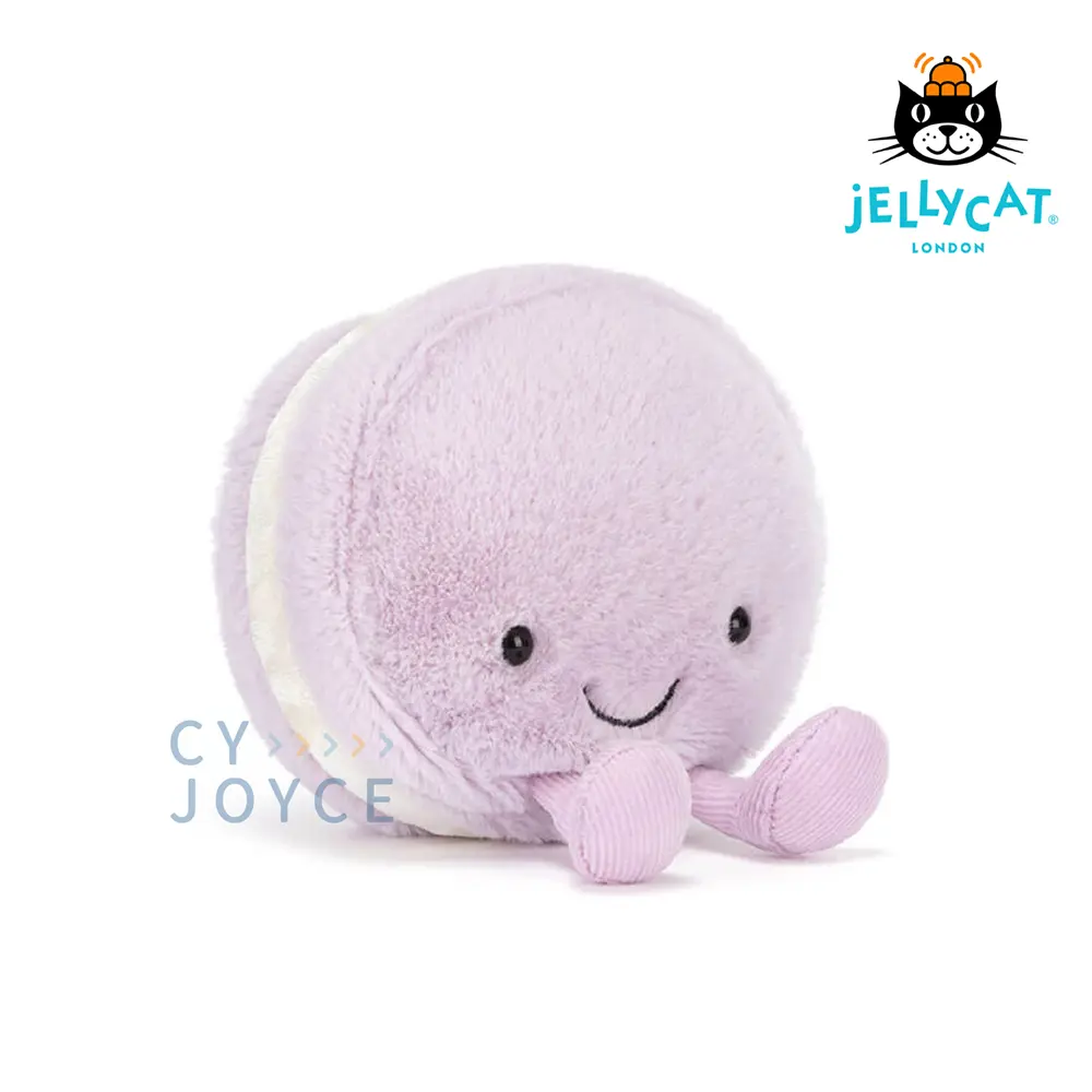 Jellycat趣味馬卡龍/ 薰衣草紫/ 12cm