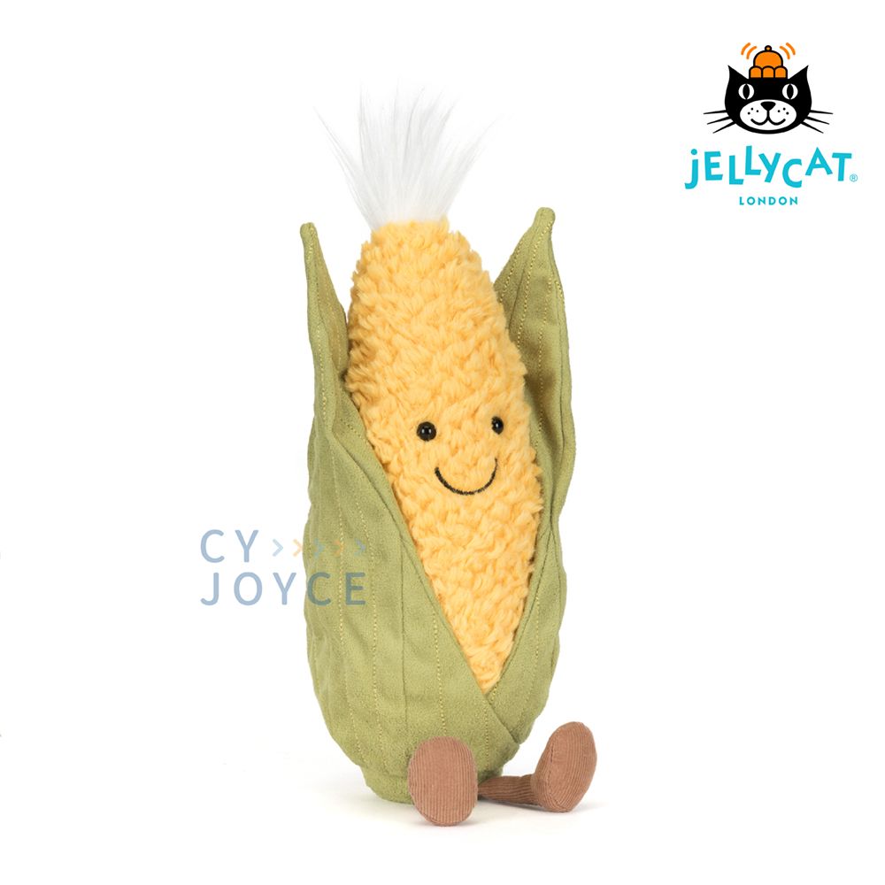 可愛玉米新登場➤Jellycat趣味甜玉米/ 27cm