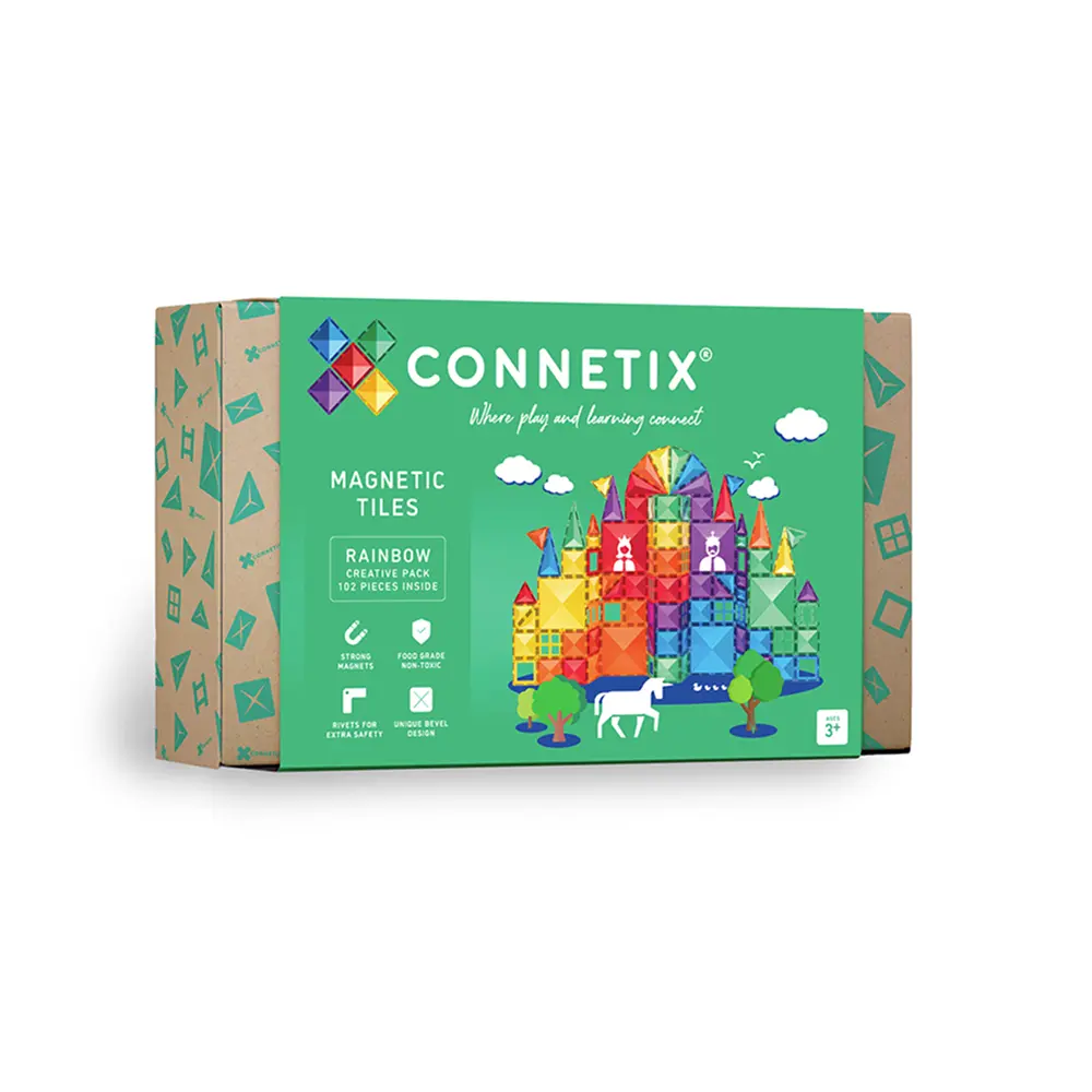 Connetix 磁樂®磁力片/ 102pcs 基礎創作組