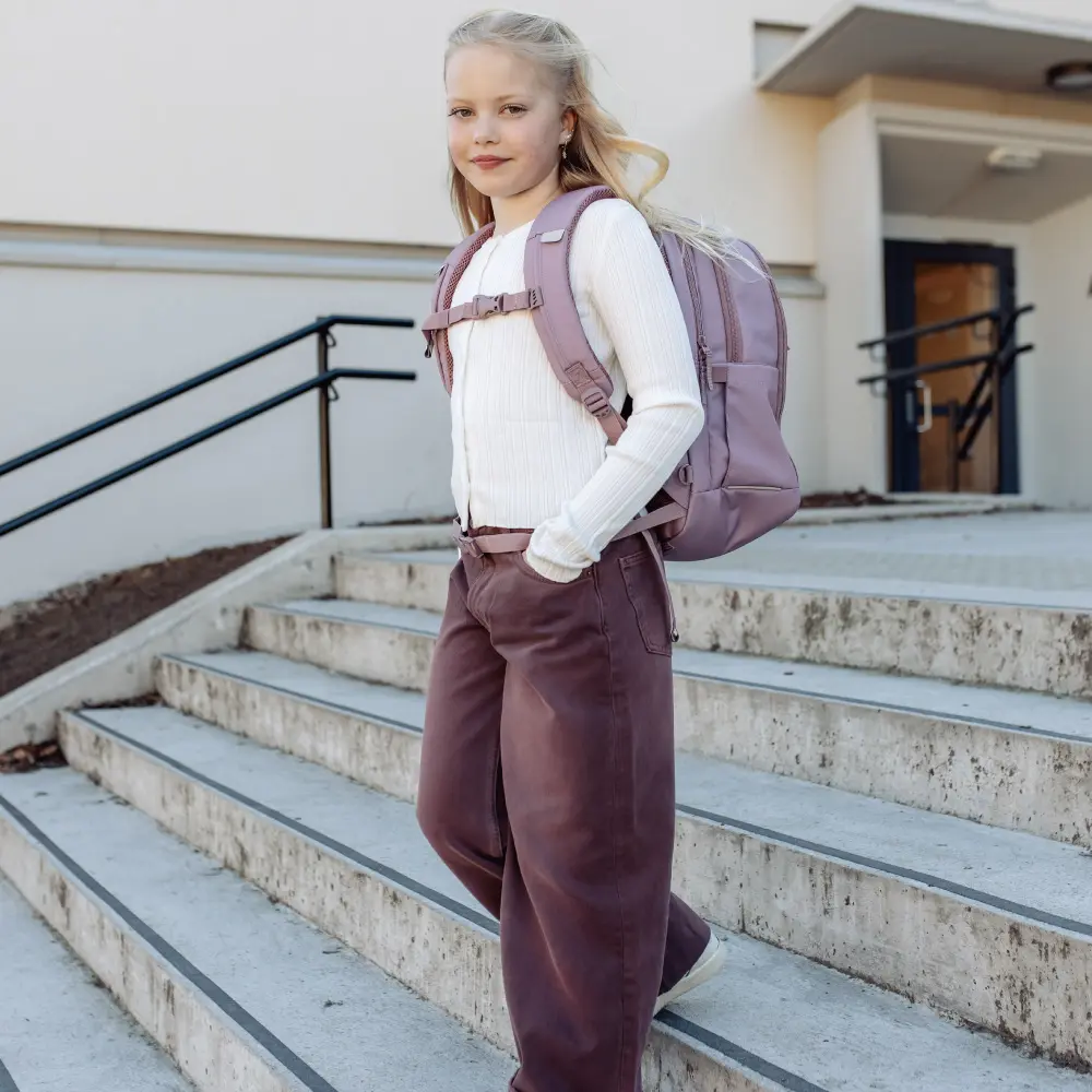BECKMANN Urban Midi 小大人護脊後背包/ 26L/ 藕紫
