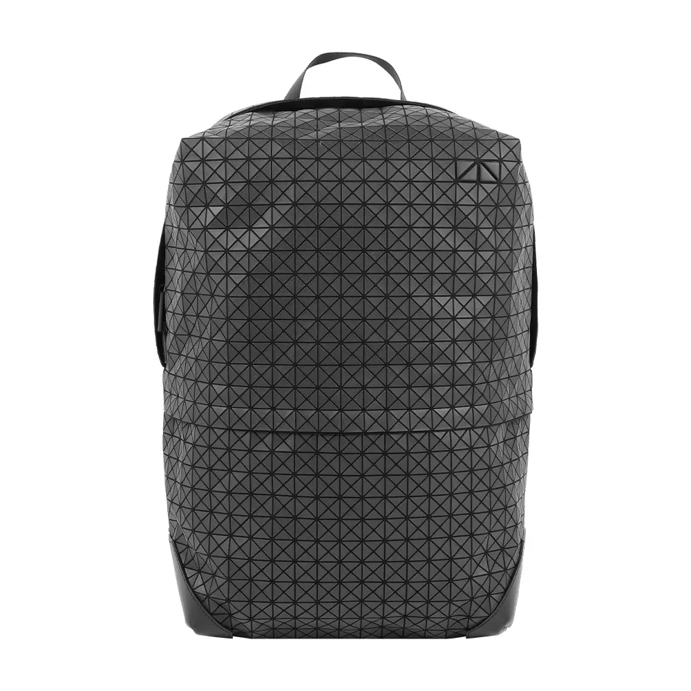 【ISSEY MIYAKE】Bao Bao Liner 霧面拉鍊後背包(黑色)/ 平行輸入
