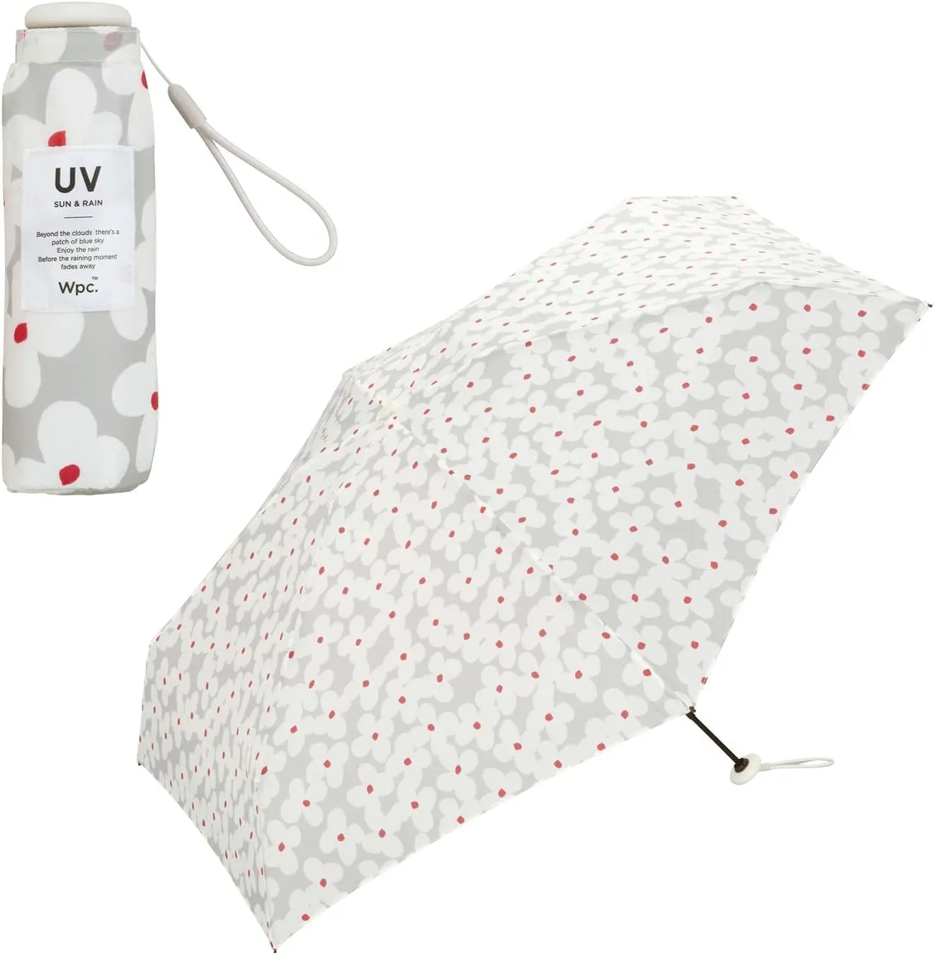 日本 Wpc. 晴雨兩用 UV90%迷你折傘/ Kukka Off
