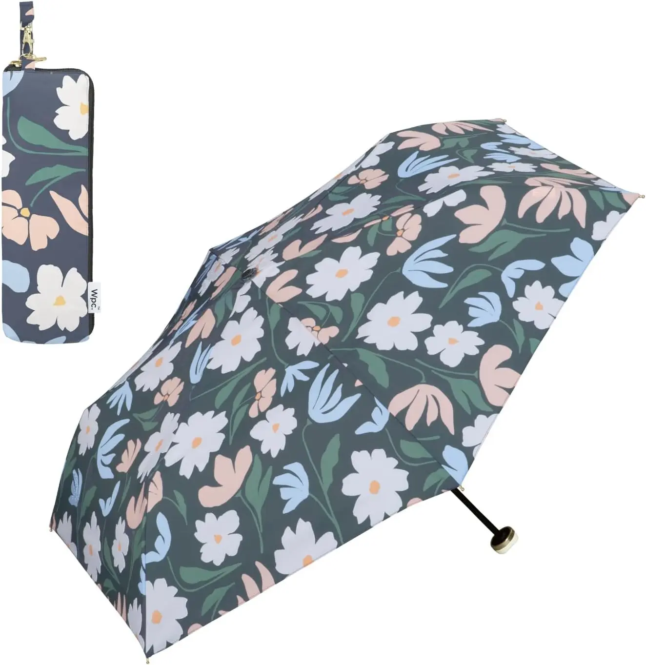 日本 Wpc. 晴雨兩用 UV80%折傘/ Polku Charcoal