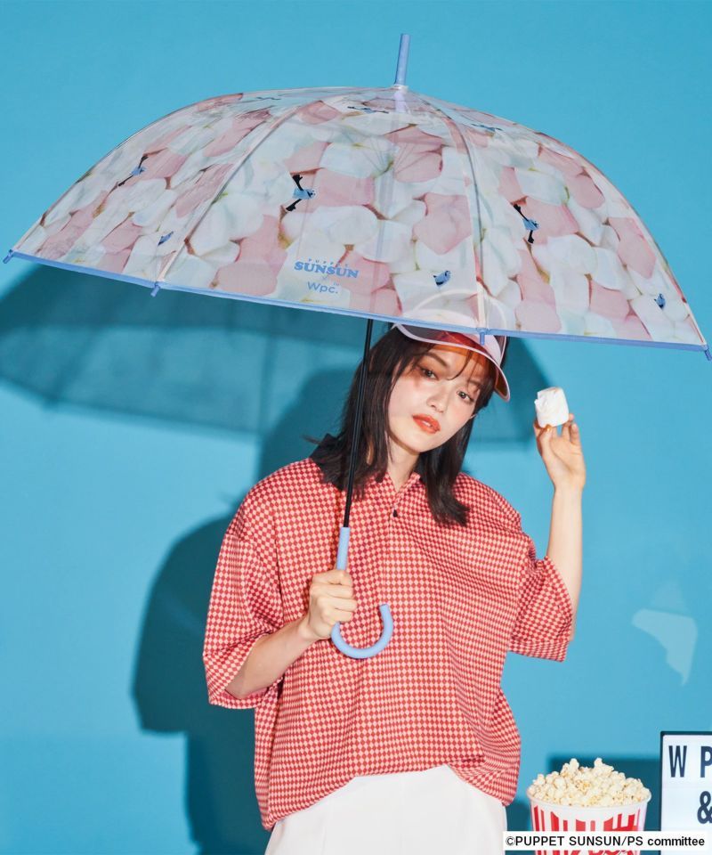 日本 Wpc. x PUPPET SUNSUN 透明直傘/ Marshmallow