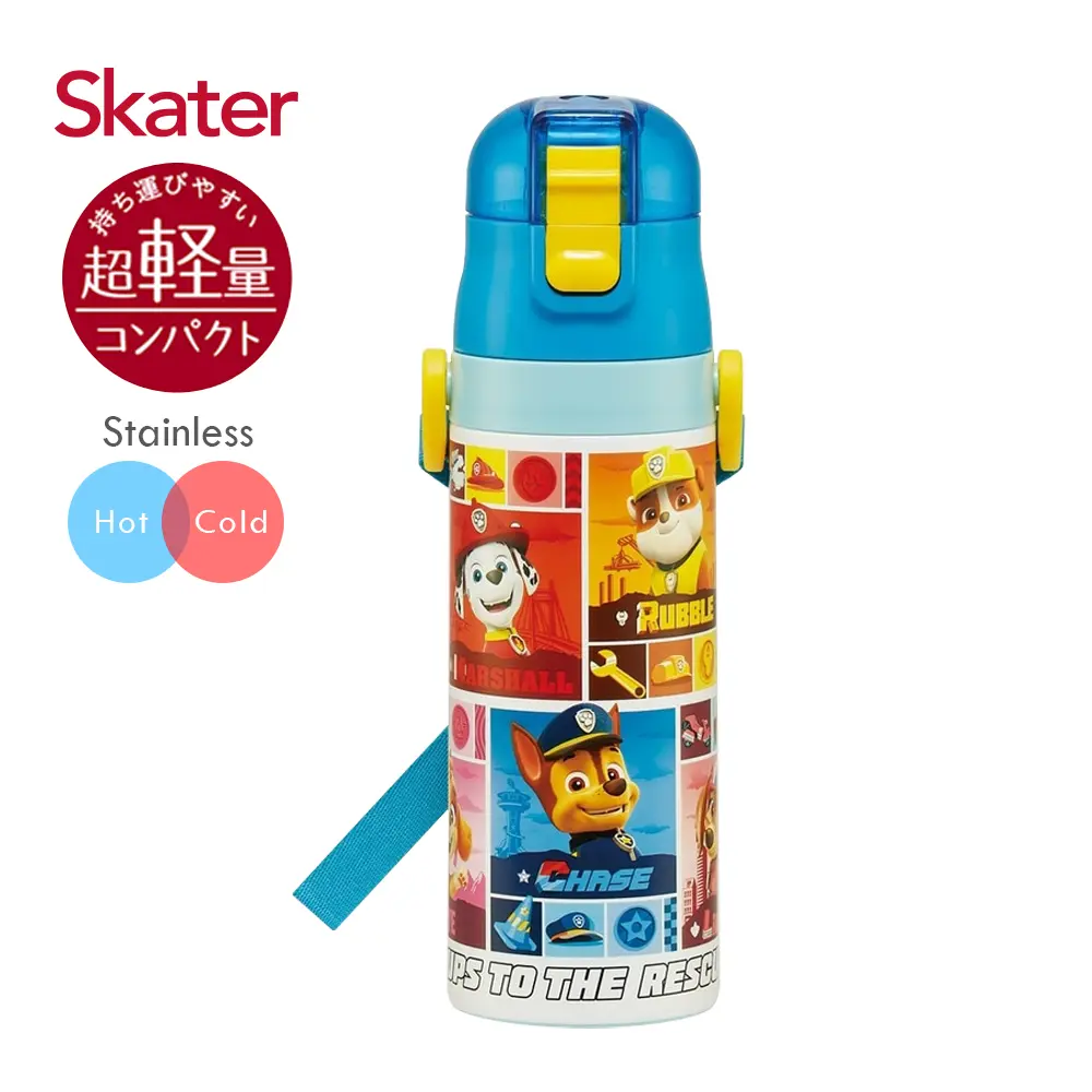 Skater不鏽鋼直飲保溫水壺/ 470ml/ 汪汪隊PAW