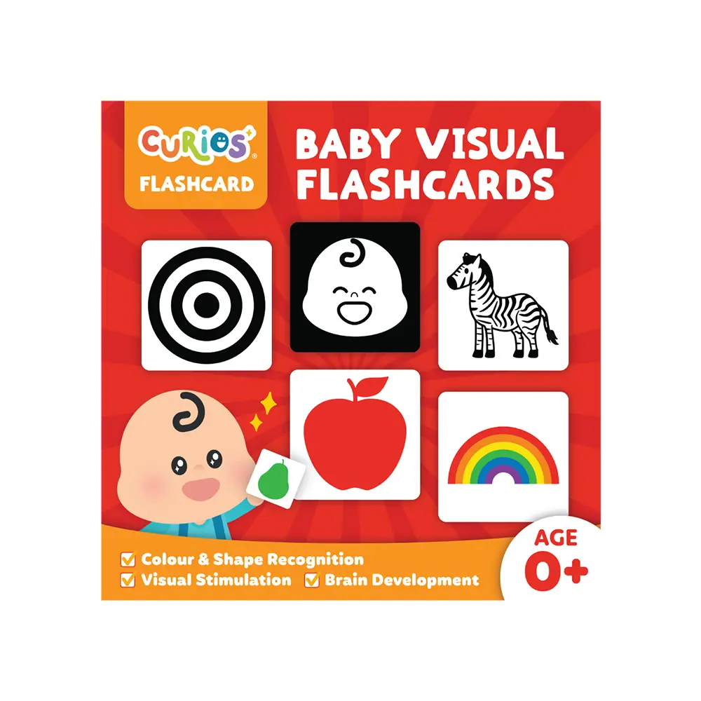 Curios嬰兒視覺發展遊戲卡/ 10pcs