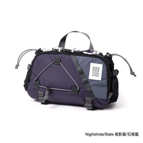 春季新款🚩TOPO DESIGNS Mountain Hydro Hip Pack山系水袋腰包/ 夜影紫/石板藍