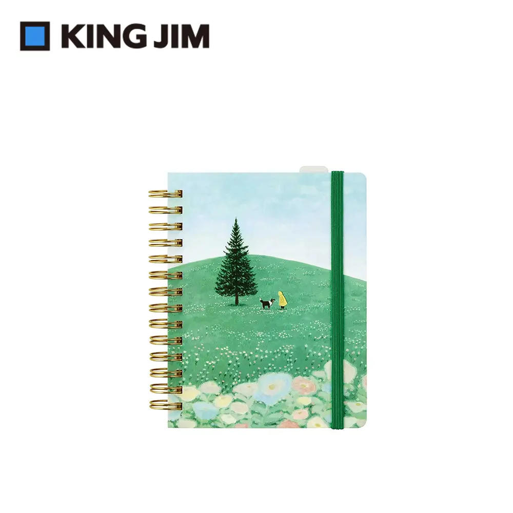 KING JIM HITOTOKI NOTE手帳筆記本 第6彈/ 線圈款/ 護照尺寸/ 相會/ Mari Kuno設計款