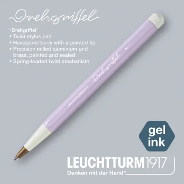 德國 LEUCHTTURM1917 Drehgriffel 鋼珠筆/ 黑色筆芯/ 紫