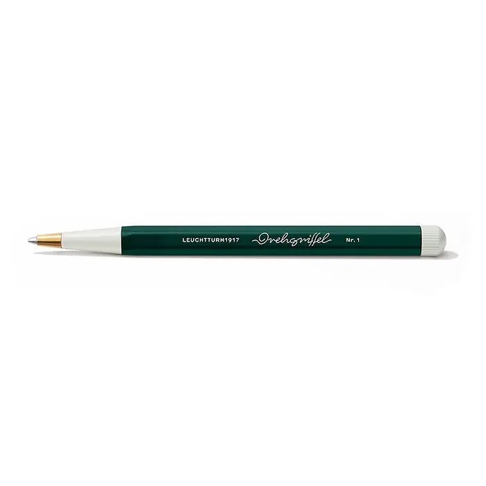 德國 LEUCHTTURM1917 Drehgriffel 鋼珠筆/ 黑色筆芯/ 森林綠