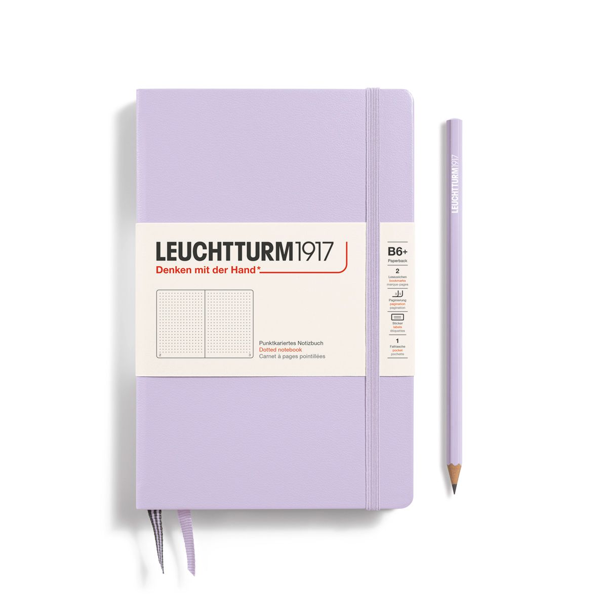 德國 LEUCHTTURM1917 硬殼筆記本/ B6+/ 紫/ 方點