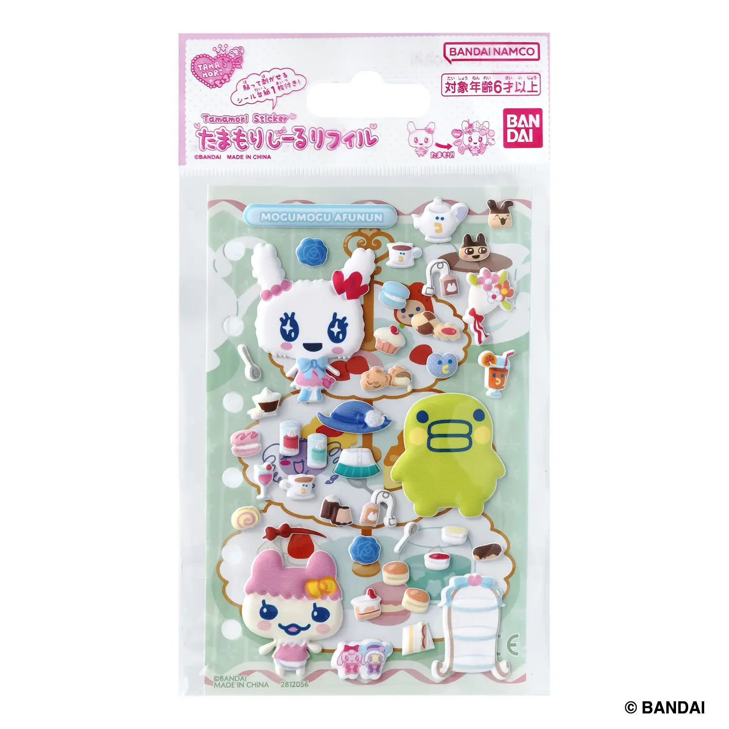 Tamagotchi塔麻歌子貼紙包/ 下午茶點